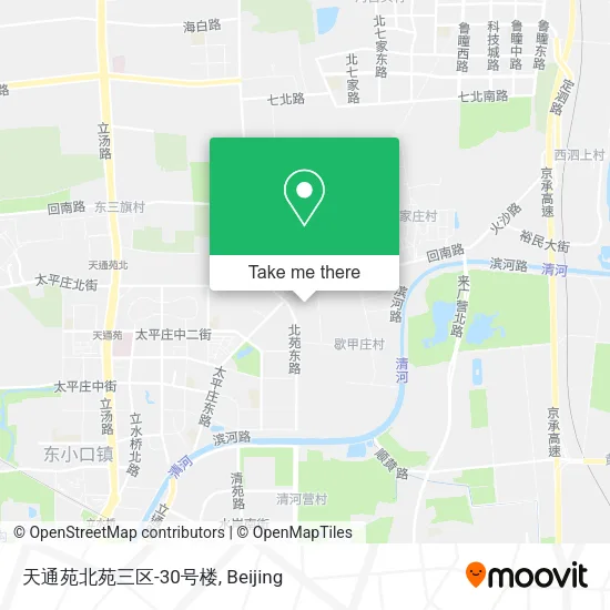 天通苑北苑三区-30号楼 map