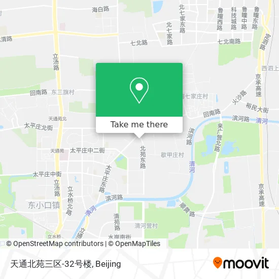 天通北苑三区-32号楼 map