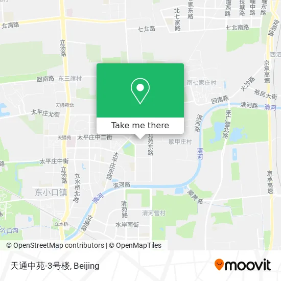 天通中苑-3号楼 map