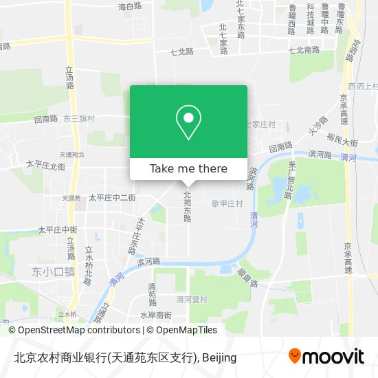 北京农村商业银行(天通苑东区支行) map