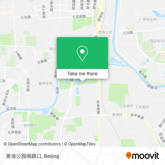黄港公园南路口 map