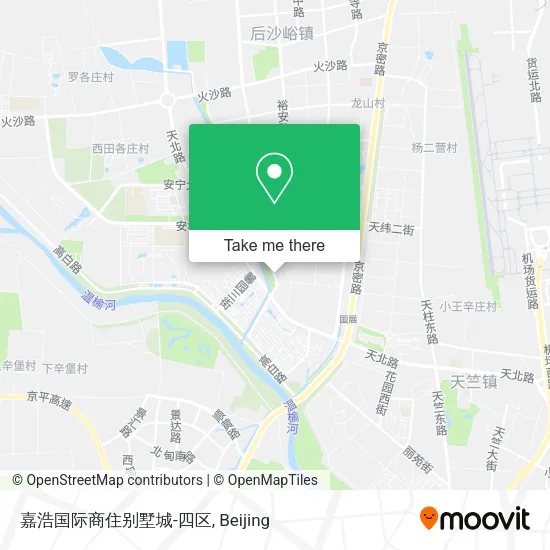 嘉浩国际商住别墅城-四区 map