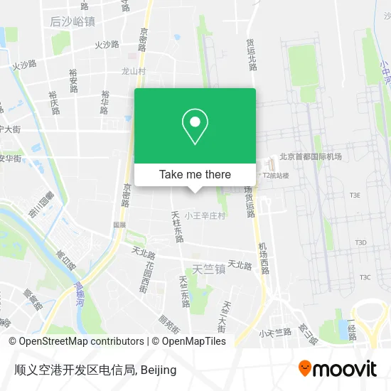 顺义空港开发区电信局 map