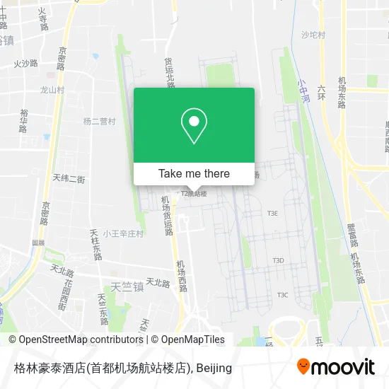 格林豪泰酒店(首都机场航站楼店) map