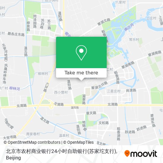 北京市农村商业银行24小时自助银行(苏家坨支行) map
