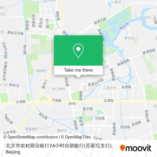 北京市农村商业银行24小时自助银行(苏家坨支行) map