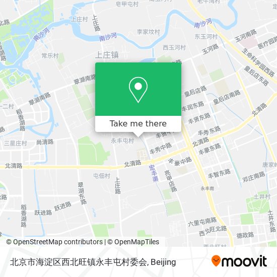 北京市海淀区西北旺镇永丰屯村委会 map