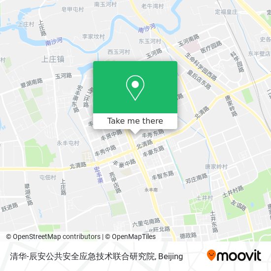 清华-辰安公共安全应急技术联合研究院 map