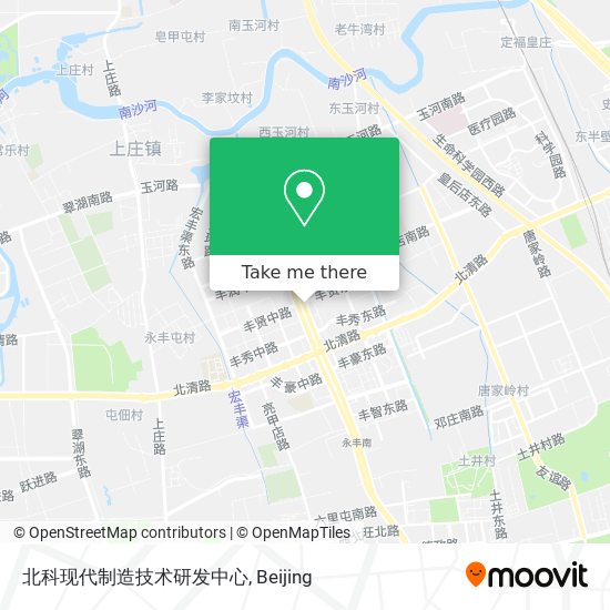 北科现代制造技术研发中心 map
