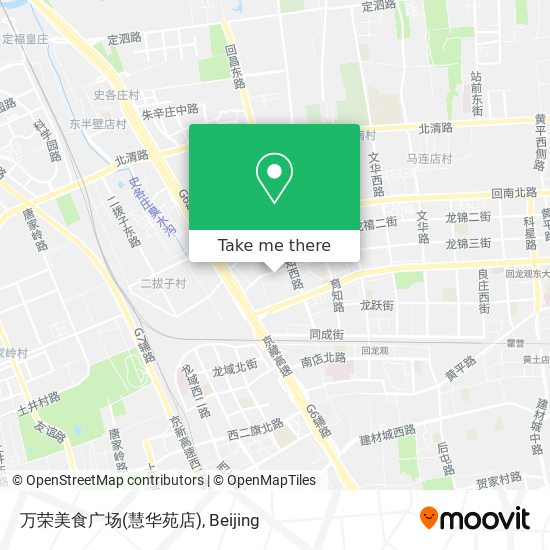 万荣美食广场(慧华苑店) map
