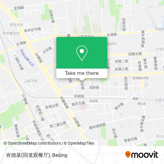 肯德基(回龙观餐厅) map