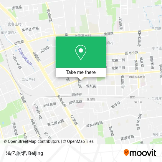 鸿亿旅馆 map