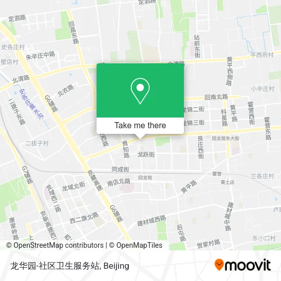 龙华园-社区卫生服务站 map