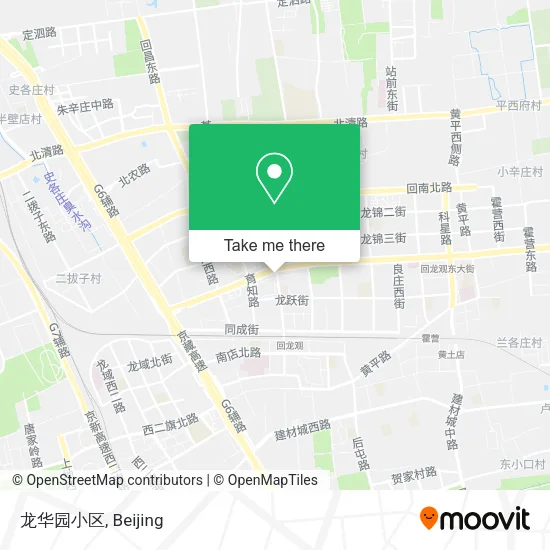龙华园小区 map