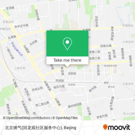 北京燃气(回龙观社区服务中心) map