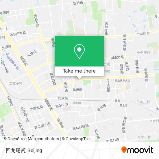回龙尾货 map