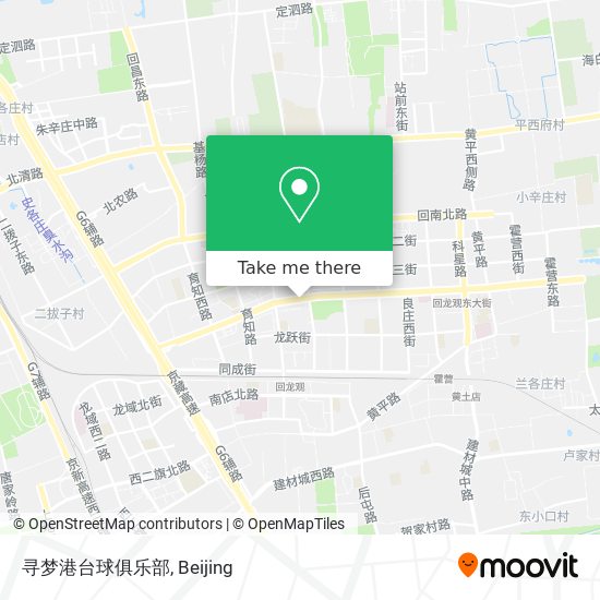 寻梦港台球俱乐部 map