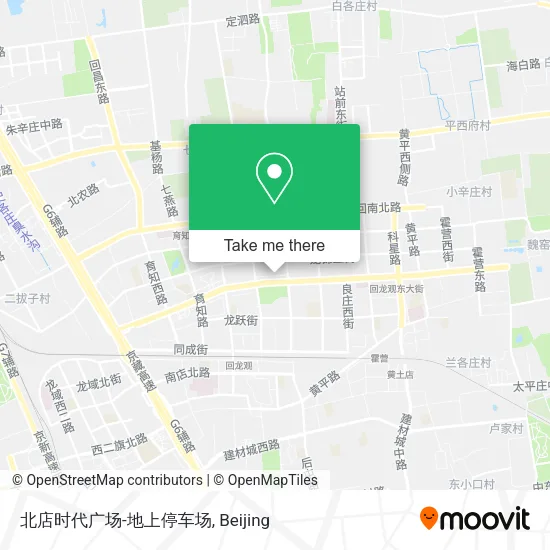 北店时代广场-地上停车场 map