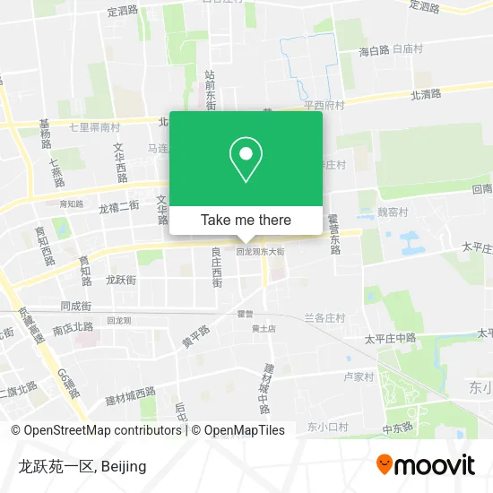 龙跃苑一区 map