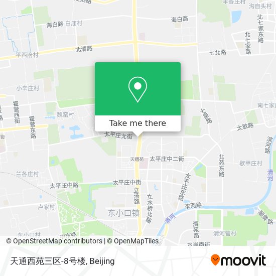天通西苑三区-8号楼 map