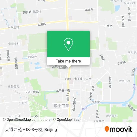 天通西苑三区-8号楼 map
