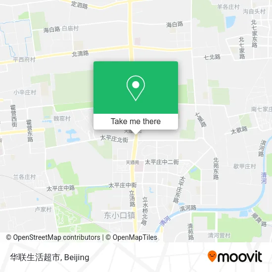 华联生活超市 map