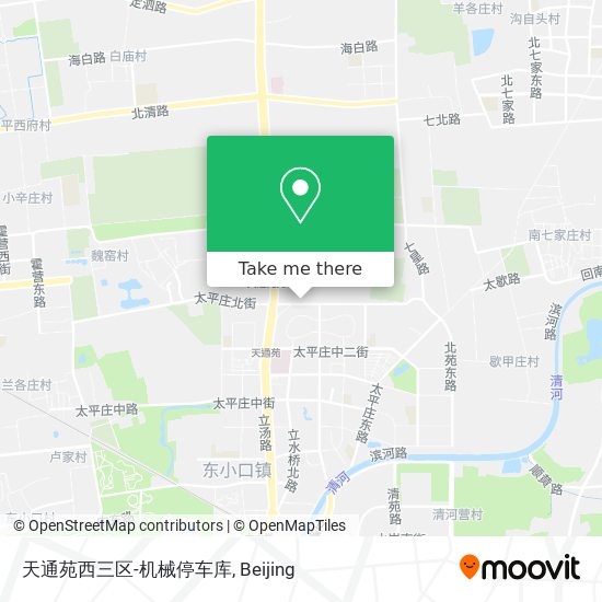 天通苑西三区-机械停车库 map