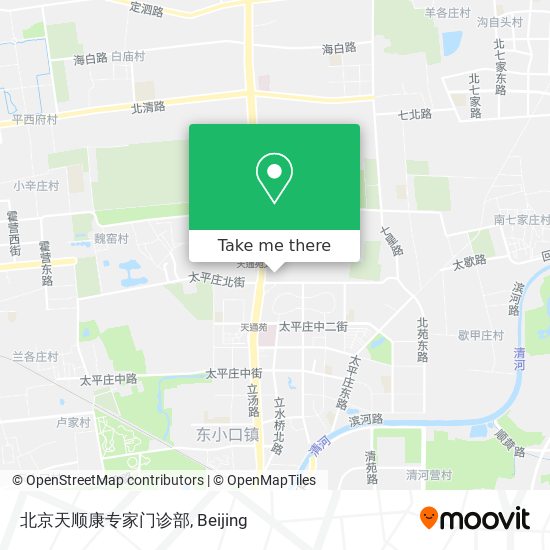 北京天顺康专家门诊部 map