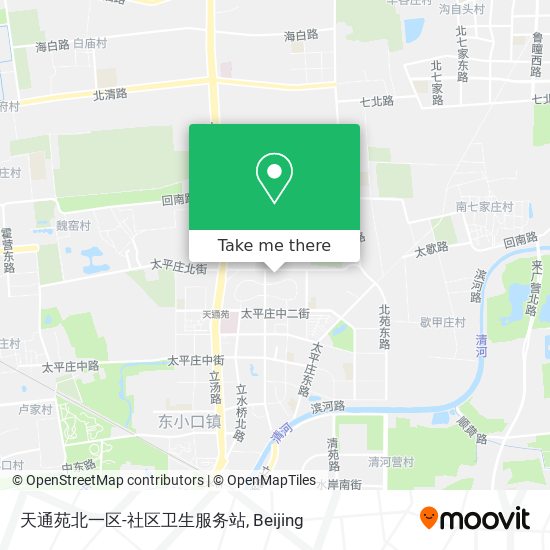 天通苑北一区-社区卫生服务站 map