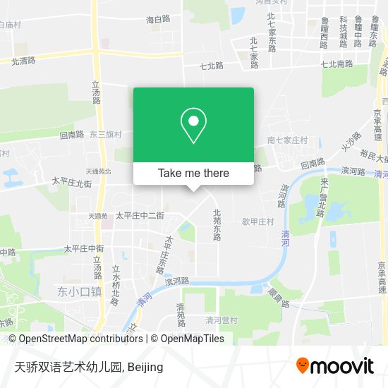天骄双语艺术幼儿园 map