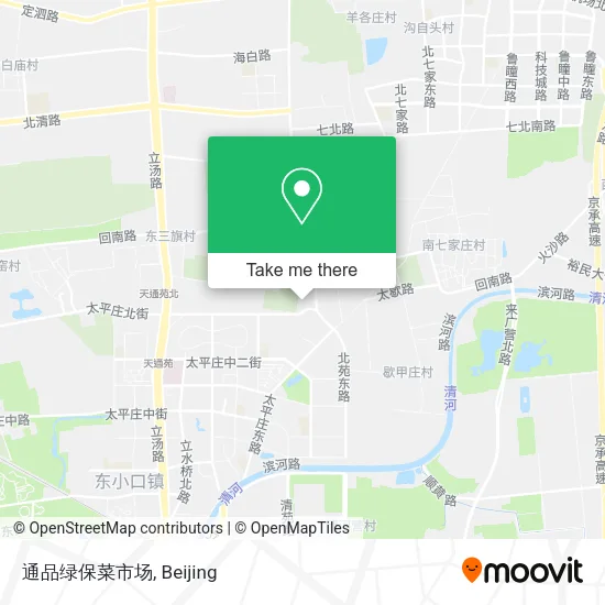 通品绿保菜市场 map