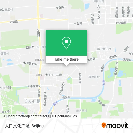 人口文化广场 map