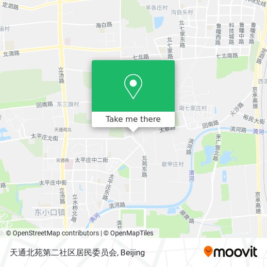 天通北苑第二社区居民委员会 map