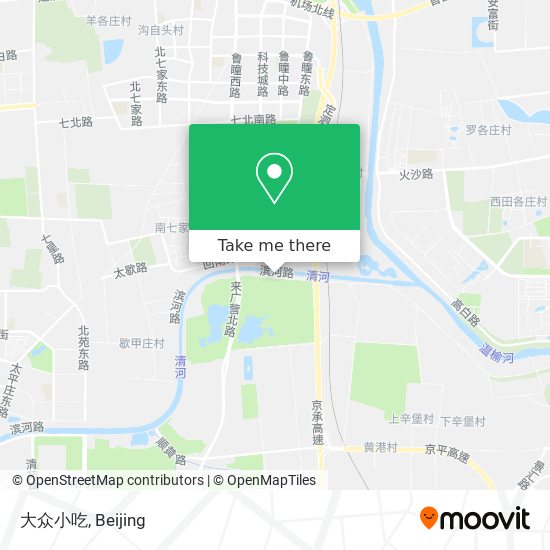 大众小吃 map