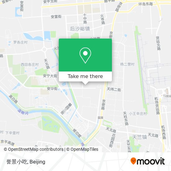 誉景小吃 map