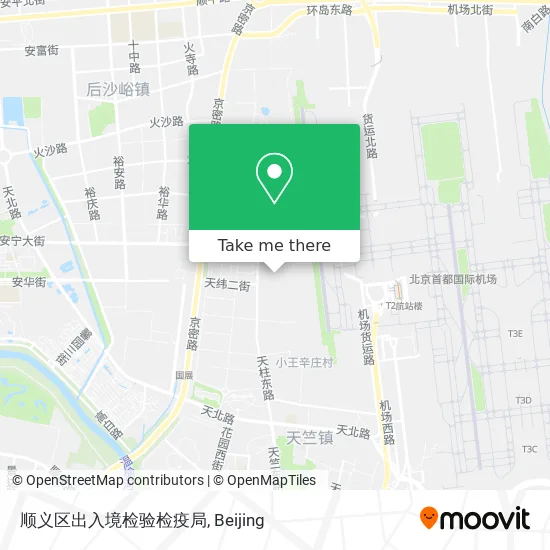 顺义区出入境检验检疫局 map