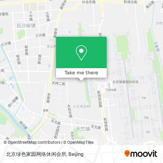 北京绿色家园网络休闲会所 map