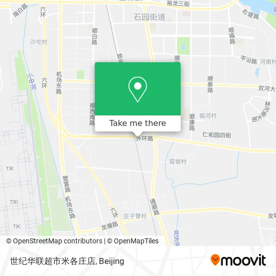 世纪华联超市米各庄店 map