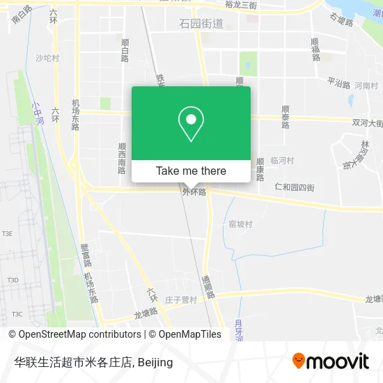 华联生活超市米各庄店 map