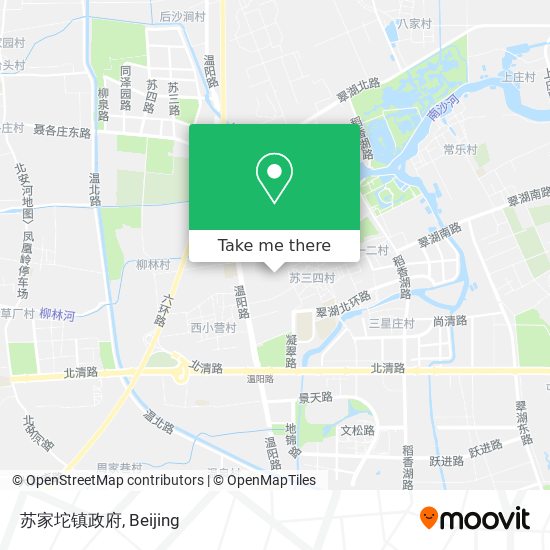 苏家坨镇政府 map