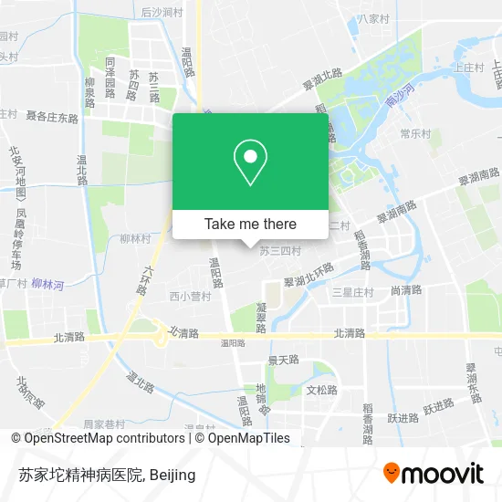 苏家坨精神病医院 map