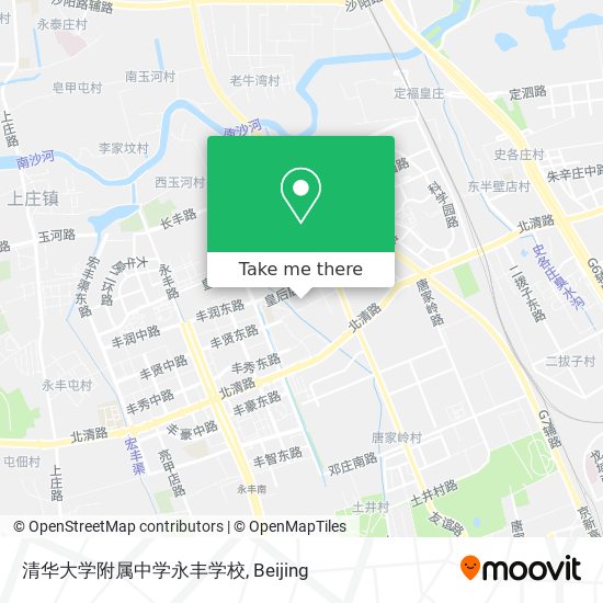 清华大学附属中学永丰学校 map