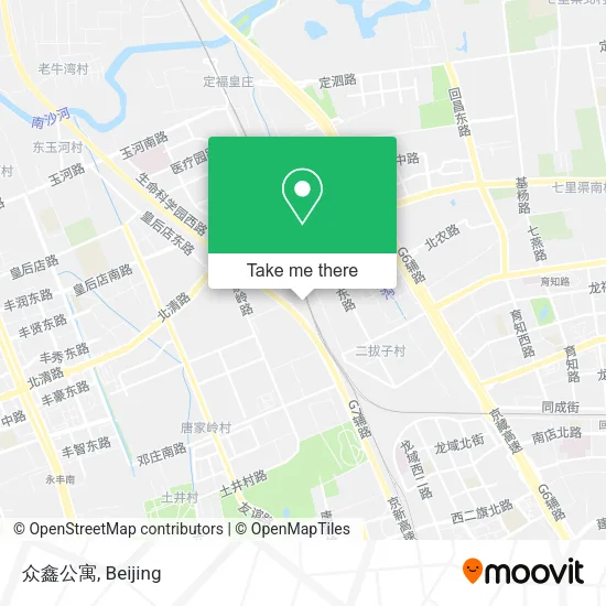 众鑫公寓 map