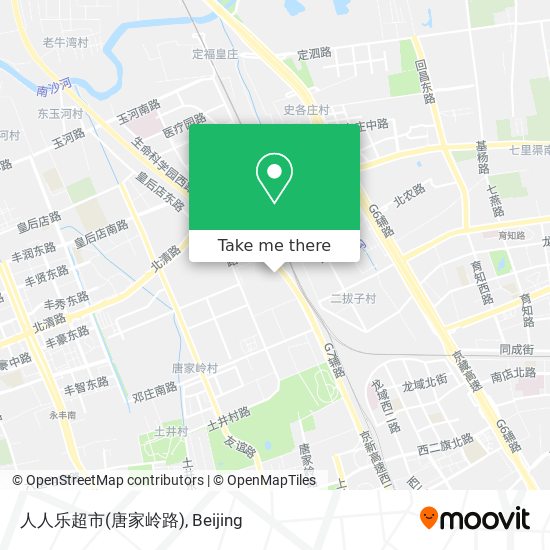 人人乐超市(唐家岭路) map