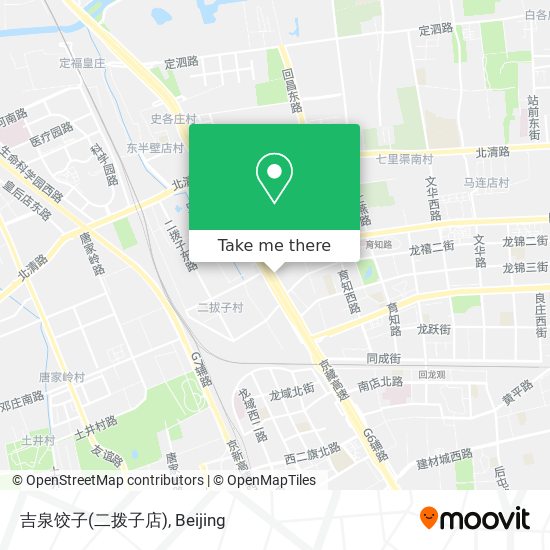 吉泉饺子(二拨子店) map