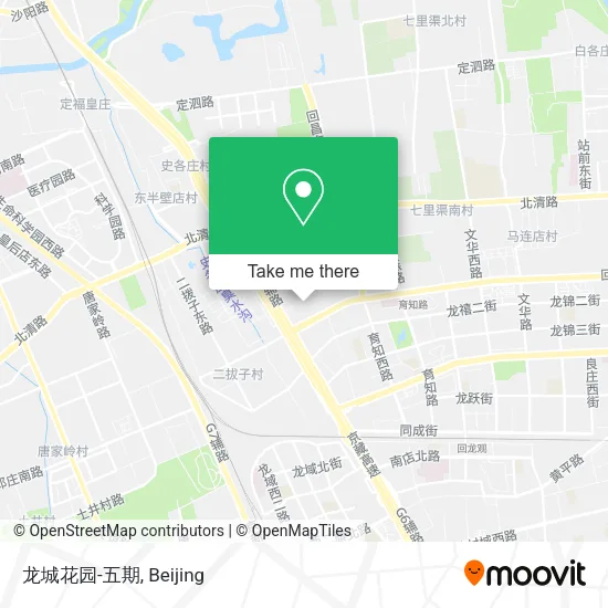 龙城花园-五期 map