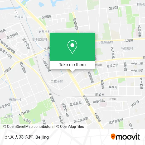 北京人家-东区 map