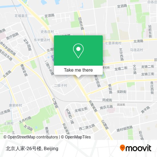 北京人家-26号楼 map
