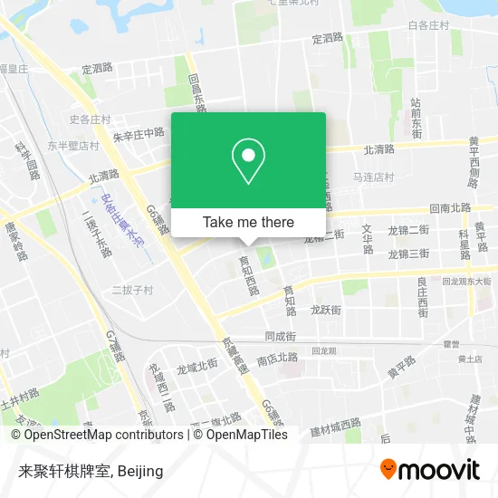 来聚轩棋牌室 map