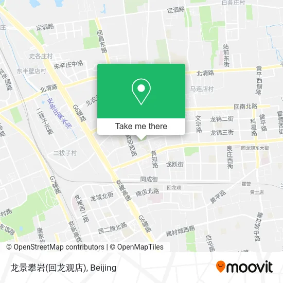 龙景攀岩(回龙观店) map